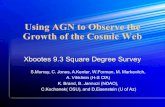 Using AGN to Observe the Growth of the Cosmic Webcxc.harvard.edu/symposium_2005/proceedings/files/... · Growth of the Cosmic Web Xbootes 9.3 Square Degree Survey S.Murray, C. Jones,