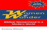 Biblical Womanhood in a Modern World€¦ · the true, biblical meaning of womanhood, in contrast to the shallow, feministic teachings that the world gives. We spent a year going