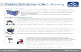Saebo Solutions - Clinic Pricing · $1,999 (with subsidized discount applied) Saebo. ReJoyce. The . Saebo. ReJoyce. is a computerized task-training workstation designed for both neurological