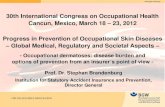 30th International Congress on Occupational Health icoh. ... Institution for Statutory Accident Insurance