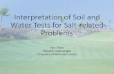 Interpretation of Soil and Water Tests ... - Turfgrass ScienceSalinity Tolerance of Turfgrasses (Soil EC Guidelines; ECe) Sensitivity Turfgrass Species EC at which symptoms may appear