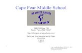 Cape Fear Middle Schoolp1cdn4static.sharpschool.com/UserFiles/Servers/Server...1 Cape Fear Middle School SIP 2013 – 2017 School Year 2014 2015 (Year 2) Last Updated 10/2014 School