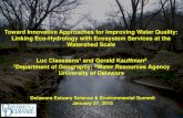 Toward Innovative Approaches for Improving Water Quality: Linking Eco-Hydrology … · 2015. 2. 2. · Toward Innovative Approaches for Improving Water Quality: Linking Eco-Hydrology