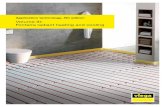 Volume III: Fonterra radiant heating and cooling · Max. heating circuit length Reno 80 m /8 m² Mounting times* Direct tiling 25 with construction panel 25 to 30 with casting compound