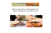 REGISTERED PREMISES INFORMATION PACK · 2016. 6. 8. · (a)to make a permanent mark, pattern or design on the skin; or (b)to make a semi-permanent mark, pattern or design on the skin