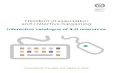 Freedom of association and collective bargaining · 2016. 2. 1. · Contents Click on a circle to jump to the section This catalogue gives an overview of key ILO knowledge resources