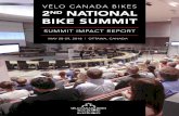VÉLO CANADA BIKES 2ND NATIONAL BIKE SUMMIT · On May 28-29, 2018, Vélo Canada Bikes hosted the 2nd National Bike Summit at Ottawa City Hall and on Parliament Hill. Building on the