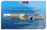 CHALLENGES AND OPPORTUNTIES: EU FISHERIES … · Professor Ronán Long . National University of Ireland Galway . International Marine Economy: Law and Policy . 39th Virginia Annual