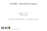 Bastian Löher 18.05.2016 Institut für Kernphysik ... · Today Introduction – What is a DAQ and what is MBS SBS – A simple MBS – hardware (RIO, TRIVA, VULOM, TRIXOR, ...) –