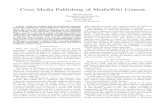 Cross Media Publishing of MediaWiki Contentworldcomp-proceedings.com/proc/p2012/EEE2841.pdf · This paper introduces a module of the cross media publishing framework openFuXML [3]
