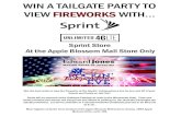 WIN A TAILGATE PARTY TO VIEW FIREWORKS WITHoldtownwinchesterva.com/wp/wp-content/uploads/Sprint-Flyer-Singl… · VIEW FIREWORKS WITH... Sprint Store At the Apple Blossom Mall Store