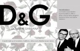 DOLCE & GABBANA...A world made up of sensations, traditions, culture and a Mediterranean nature. Dolce&Gabbana is an Italian luxury fashion house founded in 1985 in Milan, Italy by