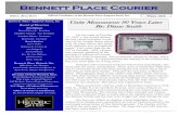 Bennett Place Courier€¦ · Bennett Parlor!!! 6 Help Support the Bennett Place! Please note our membership levels have expanded to include businesses and larger donors! Bennett