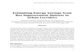 Estimating Energy Savings from Bus Improvement Options in … · 2010. 3. 17. · Estimating Energy Savings from Bus Improvement Options 21 with a more realistic estimation of potential