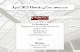 April 2015 Housing Commentary - Virginia Tech · 2015. 4. 4. · Return’TOC’ April 2015 Housing Commentary Urs Buehlmann Department of Sustainable Biomaterials Virginia Tech Blacksburg,