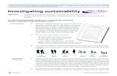 Investigating sustainabilitytc2.ca/uploads/TTT/Sustainability.pdf · Investigating sustainability Objectives: • introduce the concept of sustainability—environmental, social,