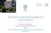 Estimation of spent fuel management - Nucleus on Cost Estimat… · Transportation of spent fuel and HLW from their temporary storage sites Terrestrial infrastructure for transportation