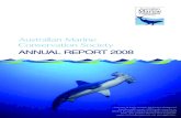 Australian Marine Conservation Society · 2018. 10. 9. · Australian Marine Conservation Society AnnuAl RepoRt 2008 1 Australian Marine Conservation Society AnnuAl RepoR t 2008 Over