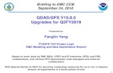 GDAS/GFS V15.0.0 Upgrades for Q2FY2019 · 2018. 9. 27. · 1 GDAS/GFS V15.0.0 Upgrades for Q2FY2019 Presented by: Fanglin Yang FV3GFS T2O Project Lead EMC Modeling and Data Assimilation