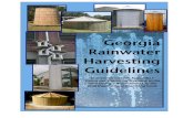 Georgia Rainwater Harvesting Guidelines...Georgia Rainwater Harvesting Guidelines In accordance with Appendix I !Rainwater Recycling Systems of the 2009 Georgia Amendments to the 2006