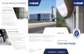 Concrete Repair - Velosit€¦ · surface texture and is especially suitable for fair-faced concrete. Typical application fields besides others are as follows: •Finishing of surface