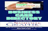 BUSINESS CARD DIRECTORYReal Estate • Litigation • Estates, Wills & Powers of Attorney Traffic Tickets • Personal Injury • Criminal & Domestic Cases 203 S. Barnes Street, Nashville,
