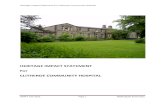 HERITAGE IMPACT STATEMENT For CLITHEROE COMMUNITY … · Residential development to fund the construction of the new community hospital. 3.0 Date: July 2012 ... Clitheroe Union Workhouse