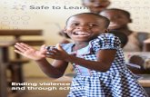Safe to Learn: advocacy brief - End Violence · including culture, gender, identity, disability, sexual orientation, nationality, race, ethnicity, migration status, and religion make