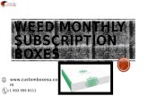Weed monthly subscription boxes Material in Texas,USA