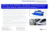 What are Rotary Torque Transducers? - Crane Electronicscrane-electronics.com/wp-content/uploads/2017/01/What... · 2017. 1. 11. · A torque transducer usually forms part of a company’s