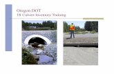 1R Culvert Training v1.ppt [Read-Only] - Oregon · 2020. 1. 22. · 1 = Mile point exists on the primary roadway (add-mileage alignment of the highway). 2 = Mile point exists on the