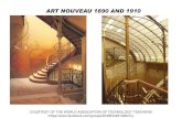 ART NOUVEAU 1890 AND 1910 - technologystudent.com · ART NOUVEAU 1890 AND 1910 COURTESY OF THE WORLD ASSOCIATION OF TECHNOLOGY TEACHERS (,