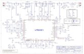 DC2703A Evaluation Board Schematic · Q6 33.2k R71 1k R72 *SEE DEMO MANUAL FOR DETAILS INPUT FOR OPTIONAL DC VOLTAGE SOURCE VIN1 OPT + C9 C5 OPT + C7 C1 C10 VBAT SWEN OPT R35 Yellow