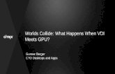 Worlds Collide: What Happens When VDI Meets GPU?on-demand.gputechconf.com/gtc/2015/presentation/S5872-Gunnar-Berger.pdfSource: Lakeside Software Case Study •42 U Rack •129,024