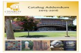 Catalog Addendum 2015-2016 - Chabot College€¦ · 2014-2016. Chabot College will not produce a new catalog this year but, rather, this addendum which reflects all changes or corrections