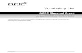 Vocabulary List - pdf.ocr.org.uk€¦ · Vocabulary List GCSE Classical Greek OCR GCSE in Classical Greek: J291 Unit B402 Classical Greek Language 2 (History) This Vocabulary List