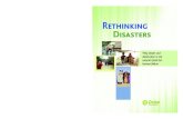 Rethinking Disasters Cover Page · most disaster-prone region. The effects are aggravated by climate change, unsuitable social and development policies and environmental degradation.