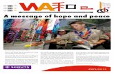 A message of hope and peace - World Scoutingscout.org/sites/default/files/news_files/23WSJ_WA... · Luchemos juntos por la paz mundial, con una sola voz scout. Crezcamos como lo hizo