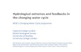 Hydrological extremes and feedbacks in the changing water ... · WP2 HYDROLOGICAL EXTREMES AND NON-STATIONARITY. WP1: Climate science and modelling ... • Scientific review • The