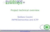 Project technical overviewindico.ictp.it/event/a06247/session/2/contribution/1/material/0/1.pdf · –Kick-off Project meeting. –International workshops: (see WP6 work plan). –Quarterly