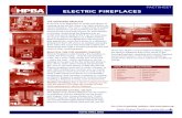 ELECTRIC FIREPLACES€¦ · electric fireplace. The warm, radiant heat of today’s electric fireplaces can be purchased at the store, carried home in the back of your car and installed