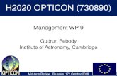 Management WP 9 · Mid-term Review Brussels 17 th October 2018 Management WP 9. Mid-term Review Brussels 17 th ... WP1+10 Kick-off & Progress December 2017 (GP / GG) WP12 Board meeting