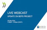 BEPS Webcast 2 - Tax Watchtaxwatch.org.au/wp-content/uploads/2014/06/OECD...• Comments discussed at 3rd meeting of Task Force 24- 25 April 11 • Finalise description of the digital