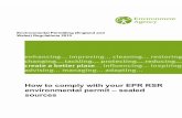 Environmental Permitting Regulations (England and Wales ... · taken to prevent damage to sources during use. Instructions should cover work that directly involves the use of sources