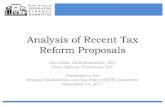 Analysis of Recent Tax Reform Proposals 091417 Item 2 LFC... · Key Compensating Tax & Income Tax Provisions • Reduce comp tax rate from 5.125 percent to 2 percent for tangible