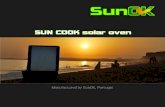 Manufactured by SunOK, Portugal - Solar Cooker...•Plastics – five different types of recyclable plastics, chosen according to the requirements of each particular part; •Insulation