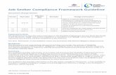 Job Seeker Compliance Framework · 2.0 13 08 15 13 08 15 22 03 16 Inclusion of Request for Vulnerability Indicator Review form and instructions (pp. 4,13,14,17) 1.0 01 07 15 01 07