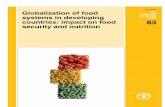FOOD AND systems in developing NUTRITION PAPER countries ... · food systems and its effect on small farmers in developing countries and ii) the impact of globalization, largely influenced