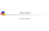 Recursion - skeoop.github.io · Designing Recursion 1)Discover a pattern for recursion: solve a small problem by hand observe how you break down the problem 2)Recursion should provide