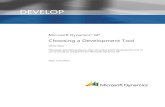 Choosing a Development Tool · Microsoft Dynamics® GP . Choosing a Development Tool . White Paper . This paper provides guidance when choosing which development tool to use to create